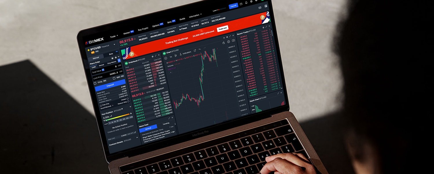 BitMEX cryptocurrency exchange logo representing digital asset trading platform investigations and blockchain forensic analysis.