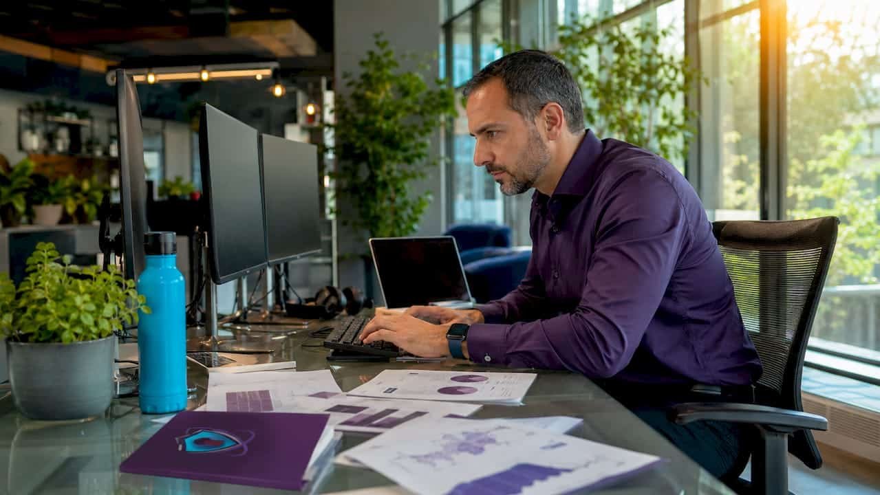Forensic analyst working on AI crypto tracing