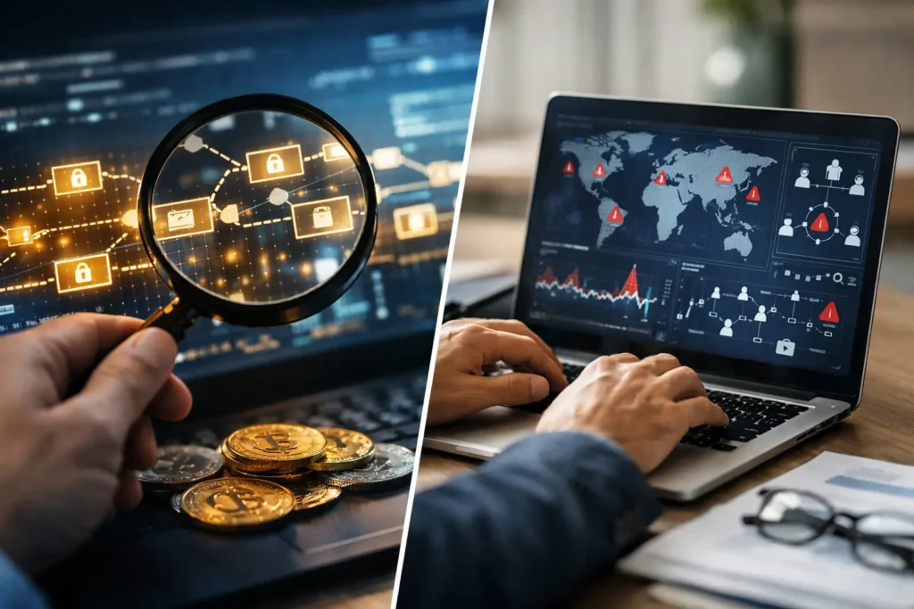 Blockchain Forensics vs AML Software: Key Differences